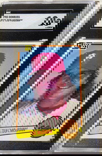 1983 Donruss Tug McGraw #371 SGC 10 GEM MINT!