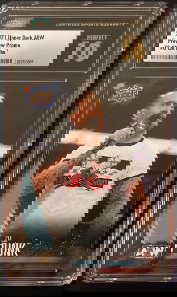 2021 Upper Deck AEW CM Punk Preview Promo Card CSG 10