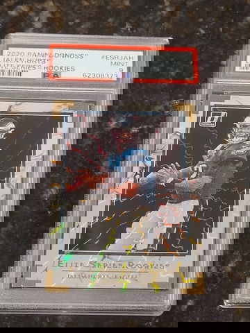 2020 Donruss Jalen Hurts Elite Series Rookies HOLOGRAM PSA 9 Mint #ESRJAH