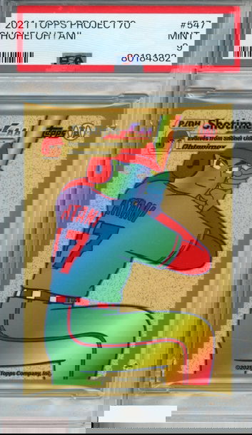 2021 TOPPS PROJECT70 SHOHEI OHTANI #547 LOS ANGELES ANGELS PSA 9 MINT