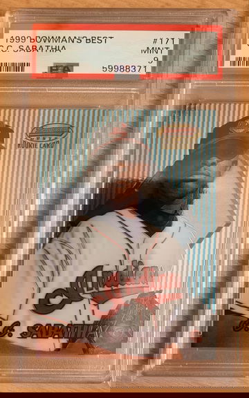 CC Sabathia 1999 Bowman Bowman’s Best RC Rookie #171 PSA 9 Mint