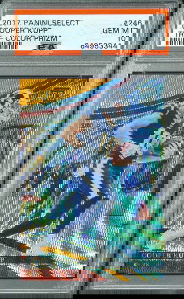 COOPER KUPP 2017 PANINI PRIZM PSA 10 GEM MINT ROOKIE Select Field Level Tri Color /99 Rams