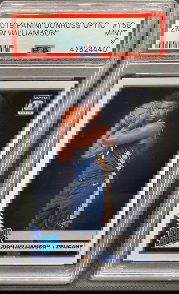 Zion Williamson 2019 Panini Donruss Optic PSA 9