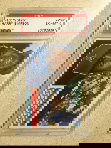 1956 Topps #239 Harry Simpson PSA 6 EX-MT ATHLETICS