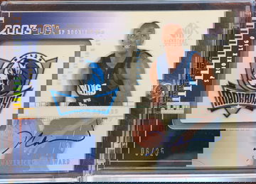 2003-04 SP Signature SP Rookie Logo Auto Josh Howard 06/25