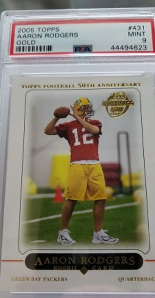 2005 Topps Gold Aaron Rodgers 