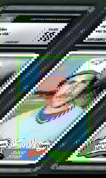 1981 Topps Dave Stieb CSG 10 