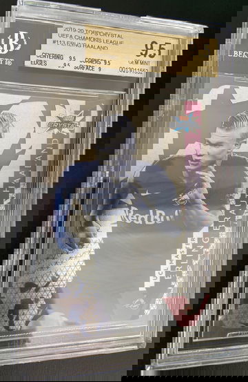 Erling Braut Haaland 2019 Topps Crystal ROOKIE UEFA Finest BGS 9.5 low pop