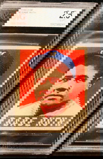 1949 Leaf Babe Ruth BVG 2.5 (Low Reserv!)