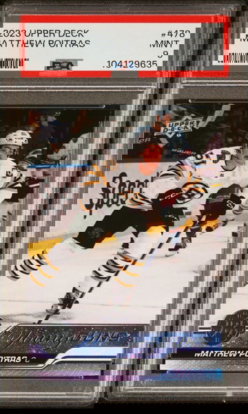 2023 Upper Deck Matthew Poitras #478 PSA 9
