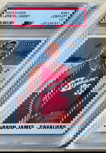 2003-04 Fleer Tradition LeBron James PSA 10