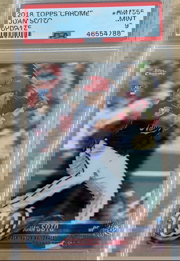 Juan Soto 2018 topps chrome update HMT55