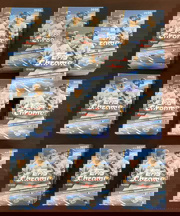 2020 Topps Chrome blaster box lot of 10 sealed