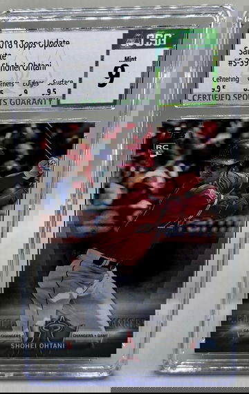 2018 Topps Update Shohei Ohtani Salute Rookie CSG 9 S-39 MINT