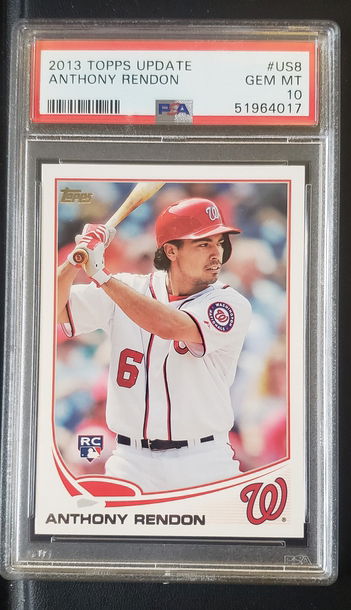 2013 Topps Update Anthony Rendon RC #US8 PSA 10 GEM MINT