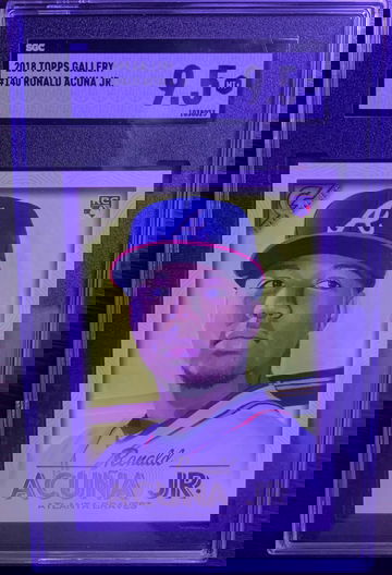 2018 Topps Gallery 140 Ronald Acuna Jr SGC 9.5