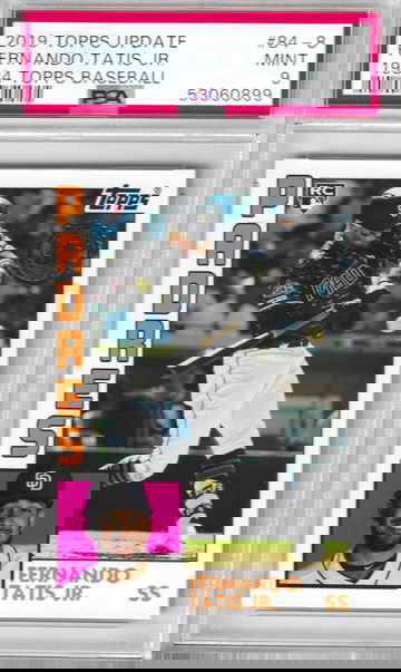 2019 Topps Update Fernando Tatis Jr #84-8 1984 Topps Baseball PSA 9