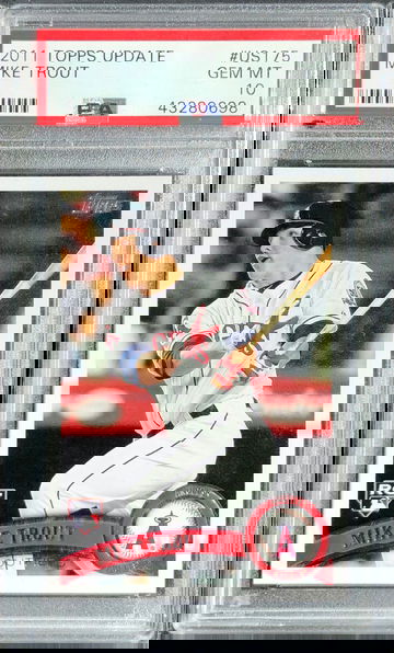 2011 Topps Update Mike Trout PSA 10