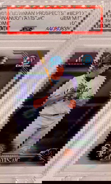 🔥📈FERNANDO TATIS JR 2016 BOWMAN CHROME 1ST BOWMAN SAN DIEGO PADRES