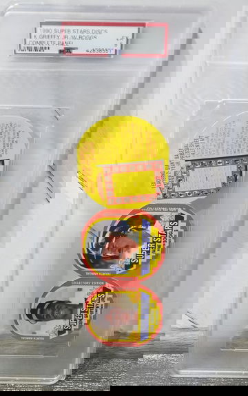 1990 Super Stars Discs Griffey Jr. / Wade Boggs Complete Panel PSA 5 POP 2