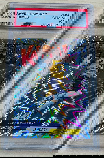 2018-19 Panini Kaboom! Lebron James PSA 10