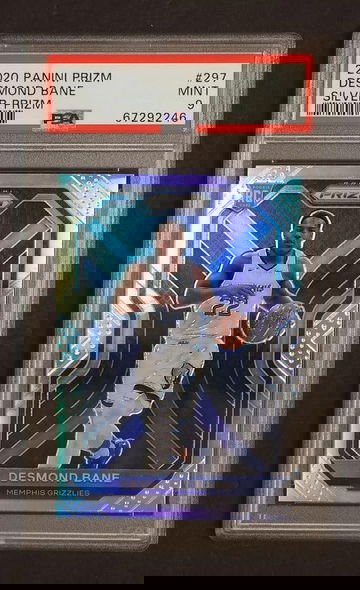 2020 Panini Prizm Silver Prizm Desmond Bane #297 PSA 9