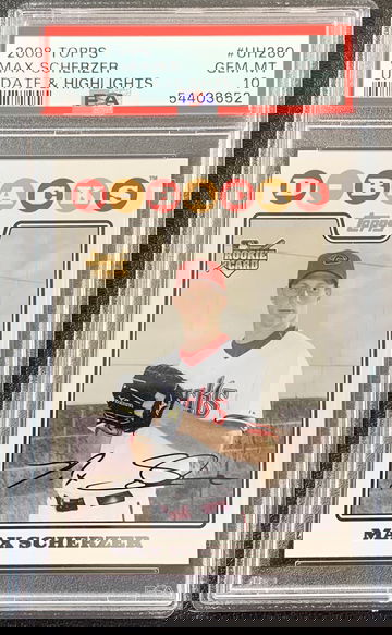 2008 Topps Update Max Scherzer PSA 10