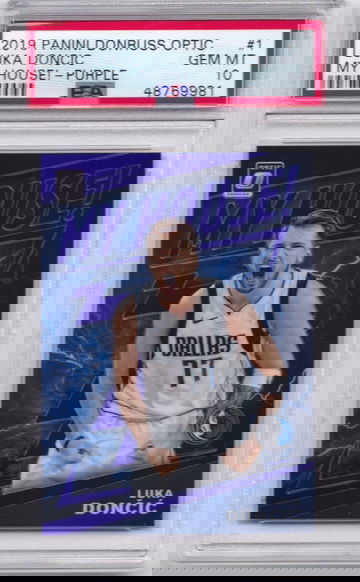 2019 Luka Doncic My House Purple PSA 10