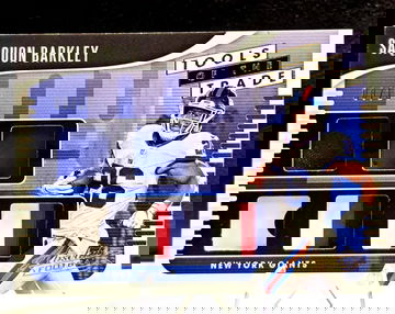 2019 Absolute  Saquon Barkley  Tools of the Trade  Game Used/Worn   /10  Giants !!!