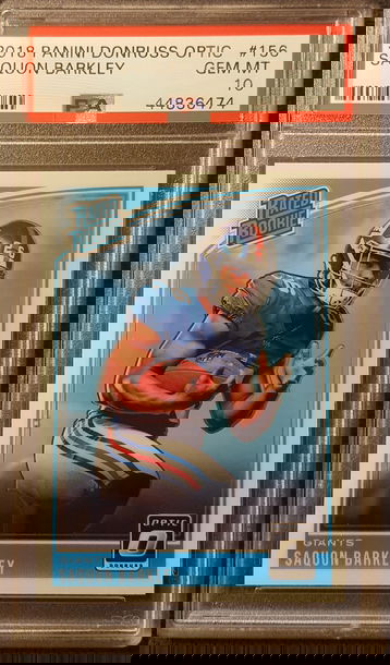 2018 Panini Optic Saquon Barkley Rookie New York Giants PSA 10