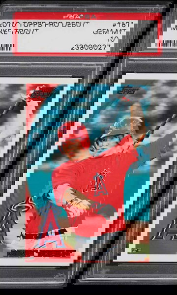 2010 Topps Pro Debut Mike Trout #181 PSA 10 Gem Mint XRC Rookie Card