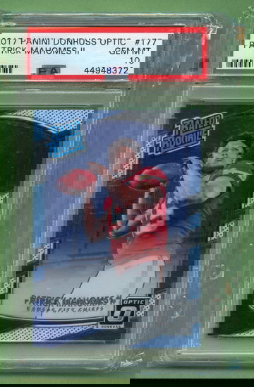 PATRICK MAHOMES 2017 Panini Donruss Optic Rookie #177 PSA 10 GEM MINT X8372