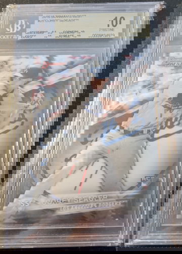 2016 Bowmans Best Corey Seager BGS 10 Pristine