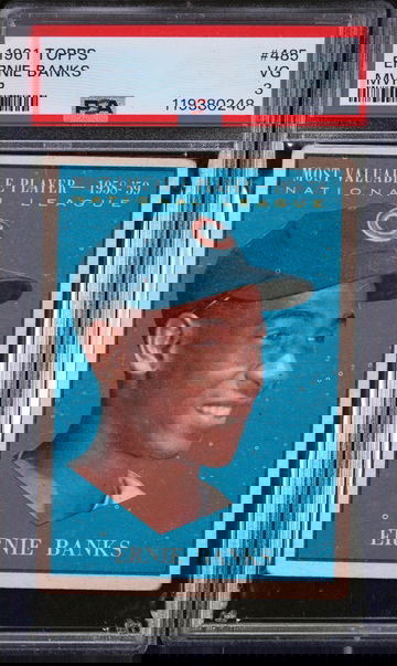 1961 Topps MVP Ernie Banks #485 PSA 3