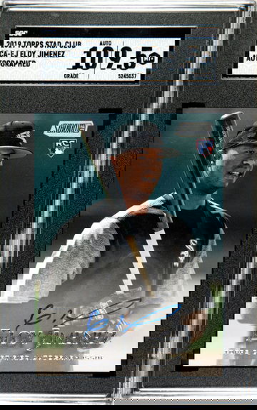 2019 Topps Stadium Club Eloy Jimenez RC Auto SGC 9.5 Mint+