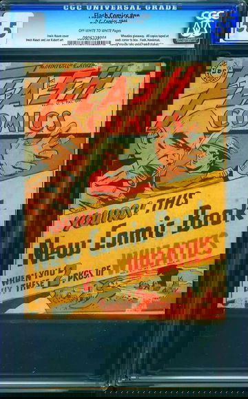 FLASH COMICS #0, CGC 5.5 FN-