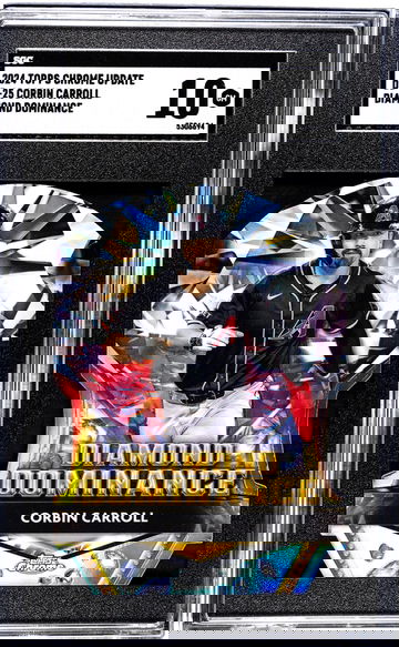 2024 Topps Chrome Update #DD-25 Corbin Carroll Dmnd. Dom. SGC 10
