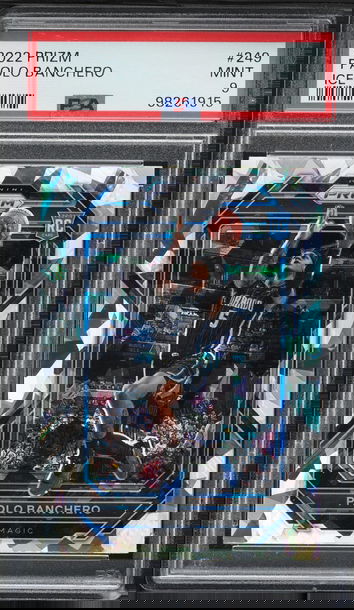 2022 Panini Prizm Ice Paolo Banchero ROOKIE #249 PSA 9 MINT