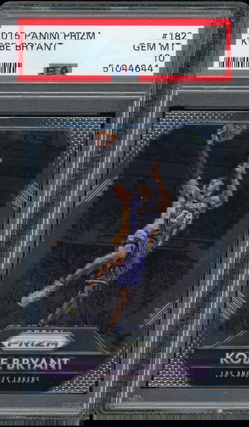 Kobe Bryant 2015/16 Panini Prizm #182 PSA 10 GEM MINT Lakers