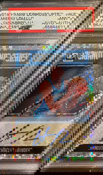 2018 Donruss Optic Hamidou Diallo Checkerboard 1/1