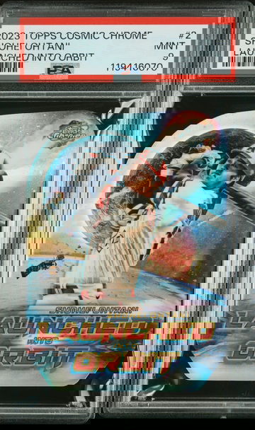 SHOHEI OHTANI 2023 Topps Cosmic Chrome LAUNCHED INTO ORBIT #2 PSA 