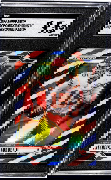 2024 Panini Prizm #138 Patrick Mahomes II RWB Prizm SGC 9.5