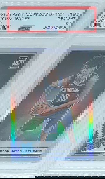 2019 Optic Jaxson Hayes SP RC Holo Prizm #190 PSA 10 GEM MINT