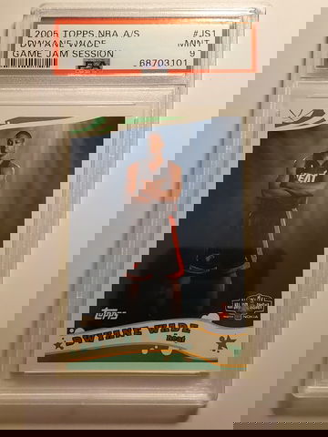 2005 TOPPS DWYANE WADE ALL STAR PROMO GAME JAM SESSION #JS1 PSA 9 NONE HIGHER