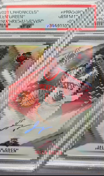 2021 Phoenix Jalen Green RC Silver Auto /25 PSA 10