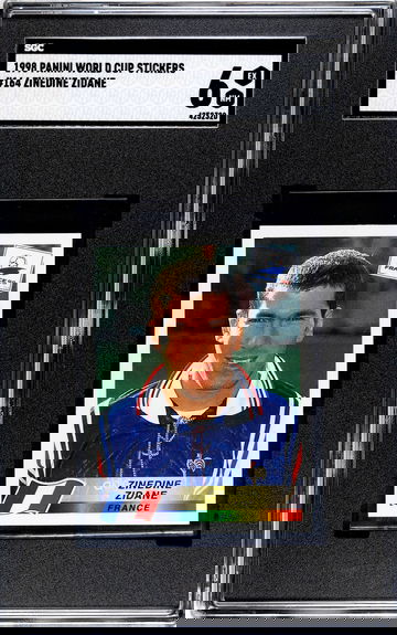 1998 Panini World Cup France 98 Zinedine Zidane France #164 SGC 6 SHIPPED FROM CANADA UPS 5-7 DAYS 