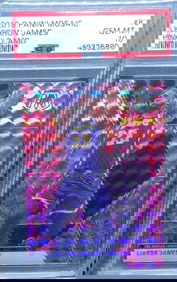 2019 Mosaic Lebron James Pink Camo PSA 10