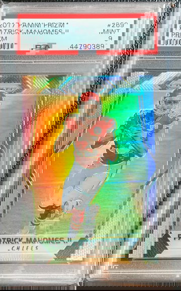 2017 Panini Prizm Silver Patrick Mahomes II RC PSA 9