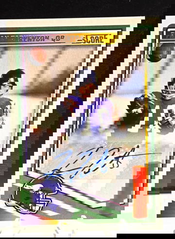 2025 Score Football #98  Fran Tarkenton   Minnesota Vikings  AUTO