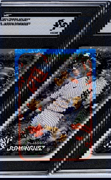 2024 Topps Holiday Jasson Dominguez #H75 RC SGC 9